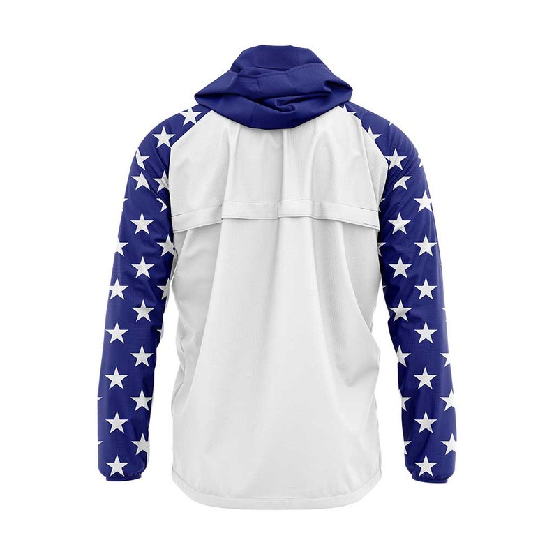 USA Flag Rain Jacket - Etsy