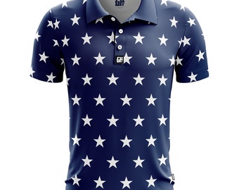 Stars No Bars Golf Polo