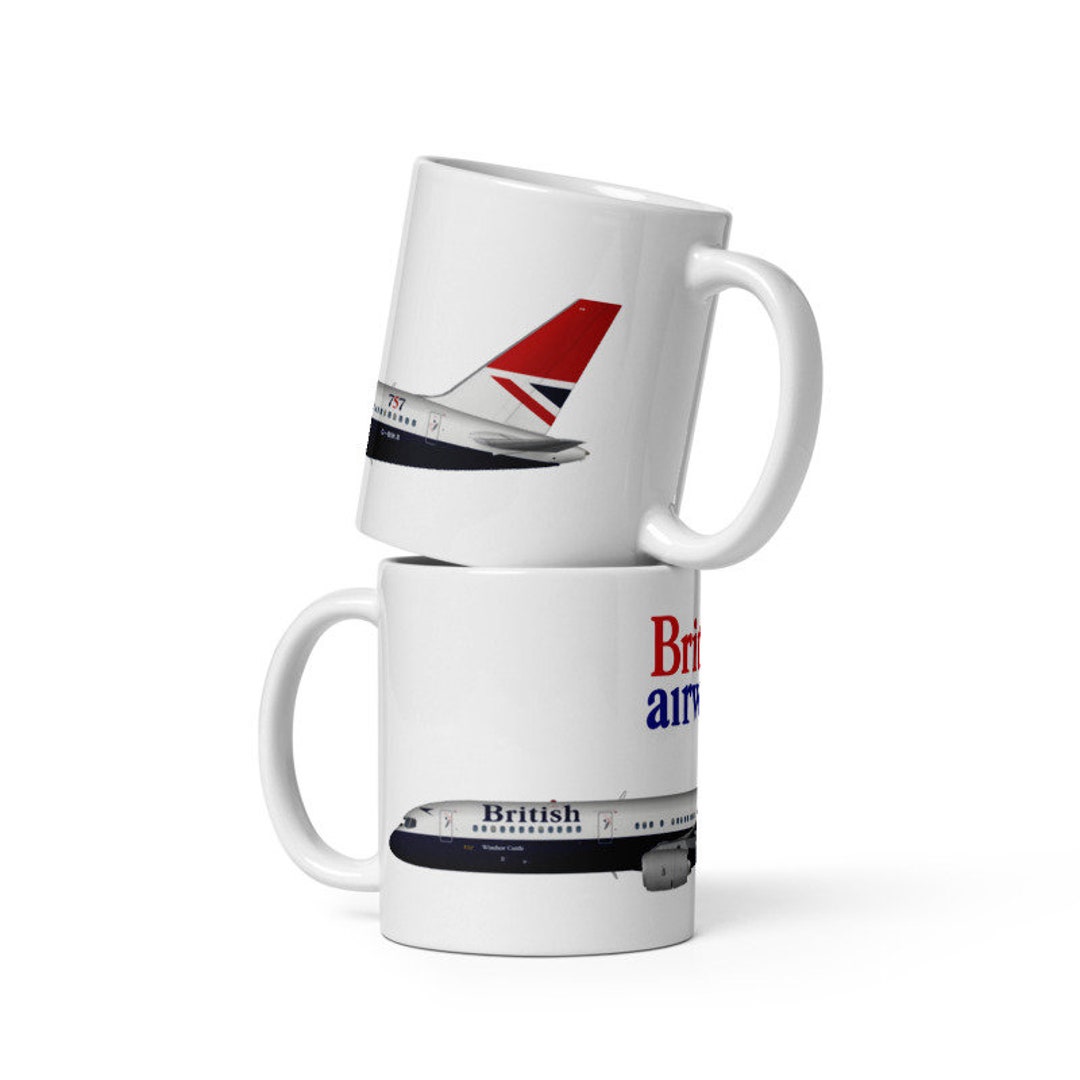 British Airways Boeing 757 Mug Aviation Gifts Airplane - Etsy