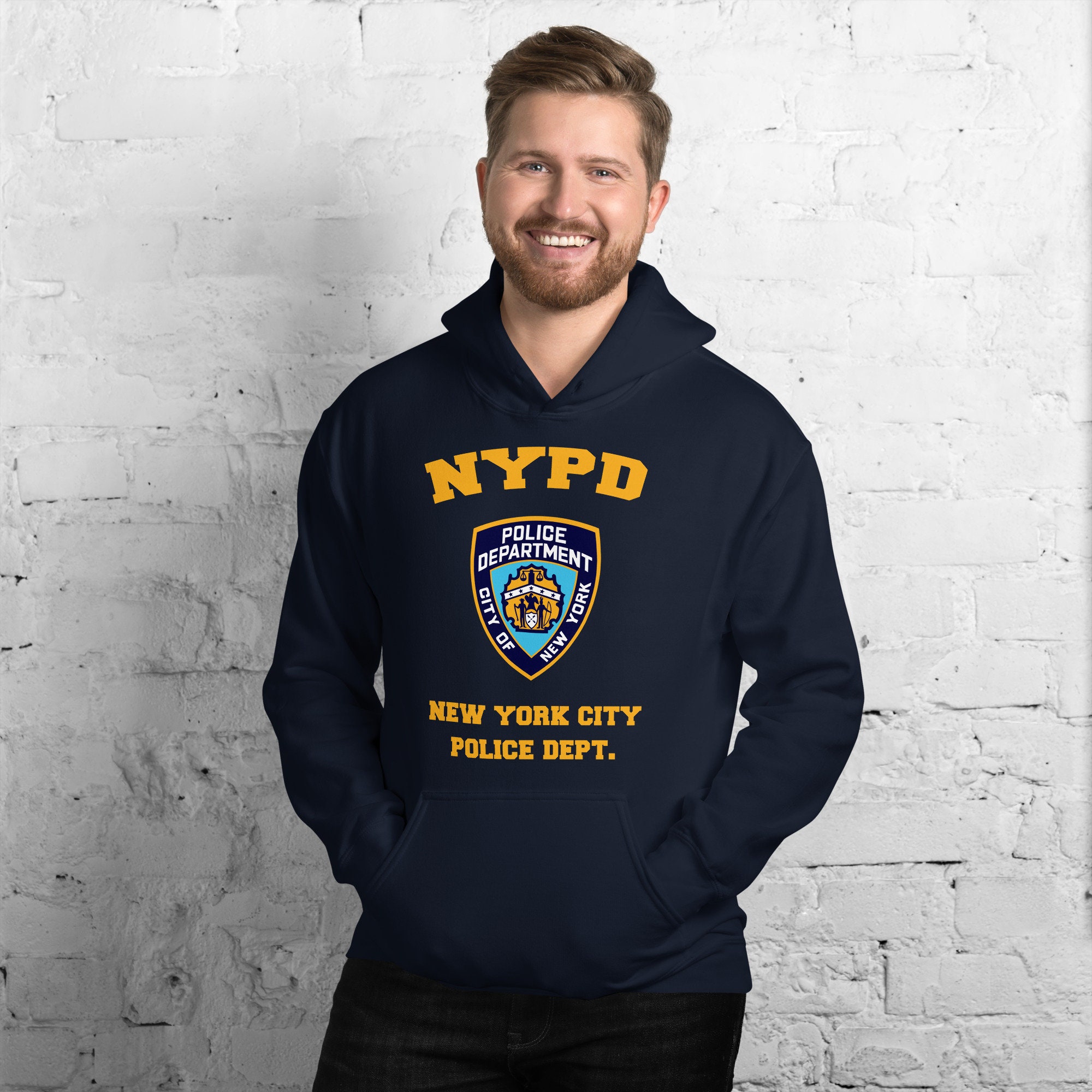 NYPD Hoodie New York Police Department Hoodie New York Etsy