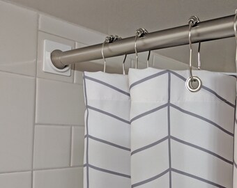 Bathroom Curtain Rod Etsy