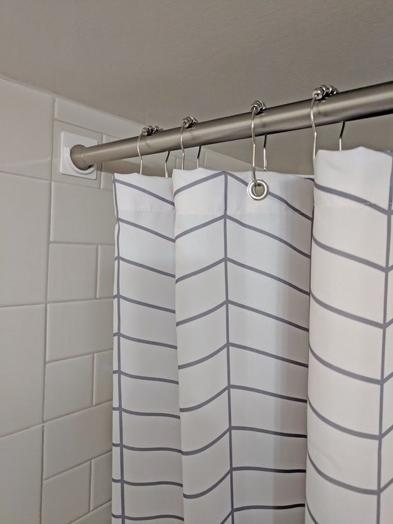 shower curtain rod height