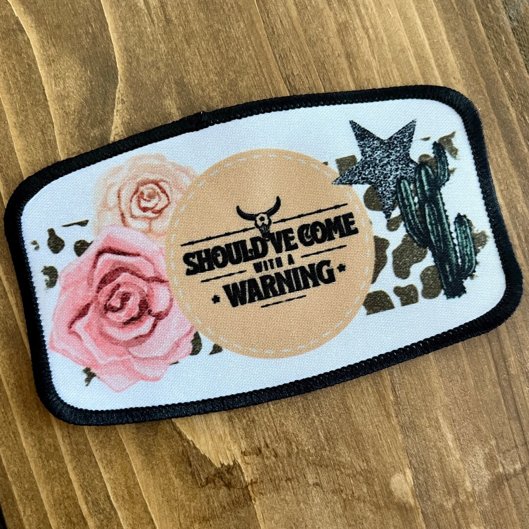 Morgan Wallen Tennessee Whiskey Iron-On Embroidery Patch - Black