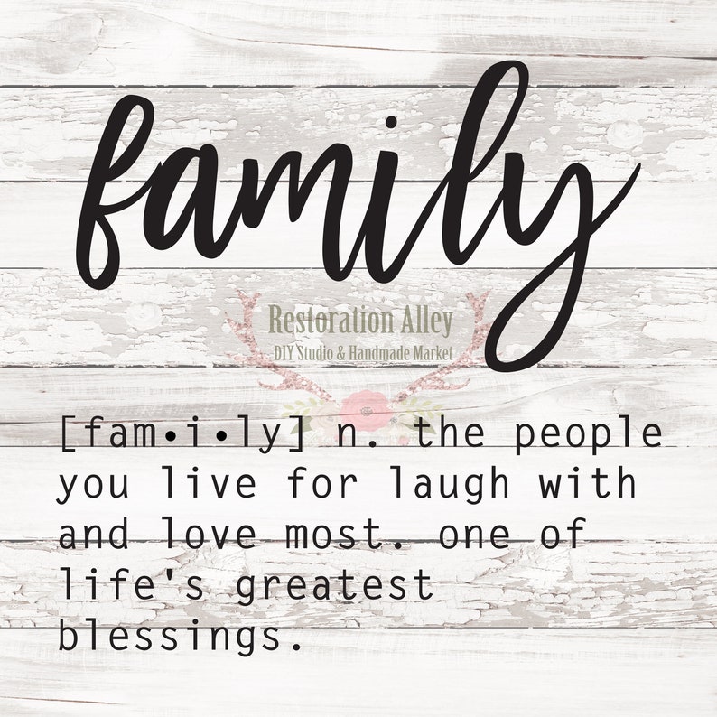 Family Definition SVG - Etsy