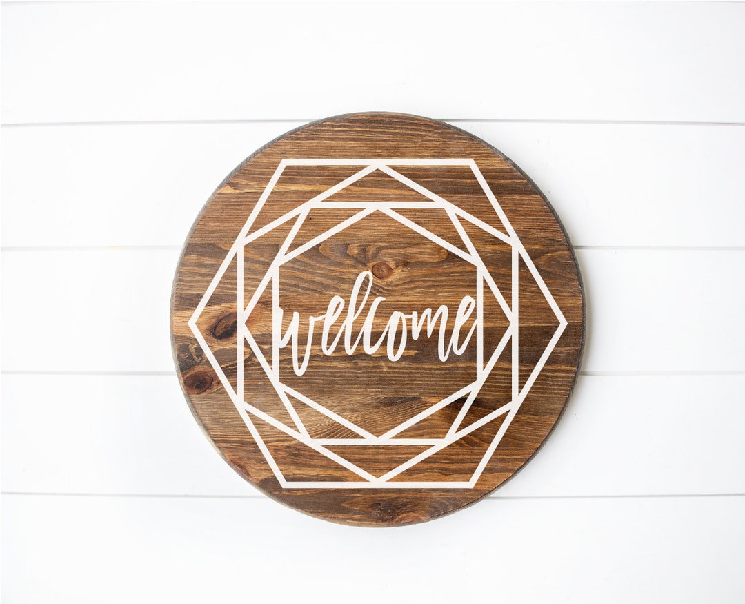 Geometric Welcome, Welcome, Geometric, Welcome Geometric, Wreath ...