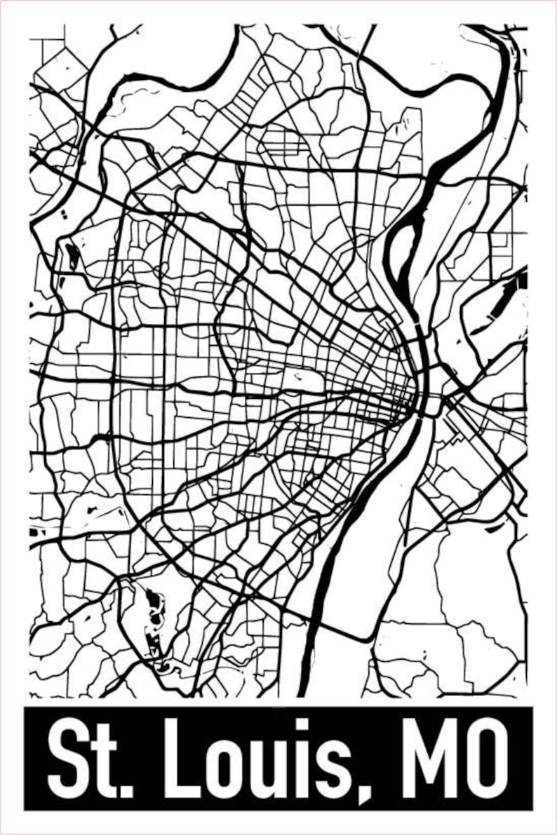 Printable St Louis Road Map