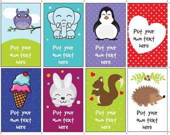 Lunchbox Notes for Kids | Encouragement Cards | Printable Lunchbox Notes | Kids Lunch Box Cards | School Notes | Adorable Cards