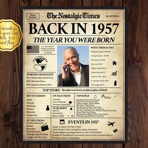Back in 1957, What Happened in 1957, 1957 Back in the Day, Unique ...