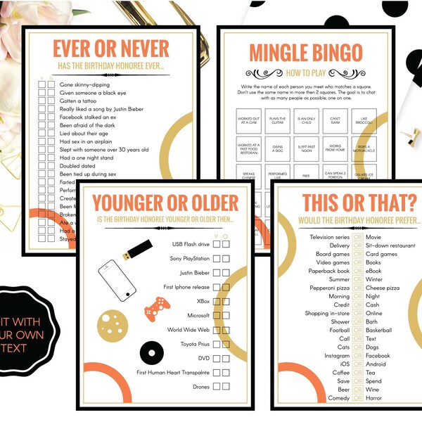 Younger Older Game (You'll Love) - Etsy