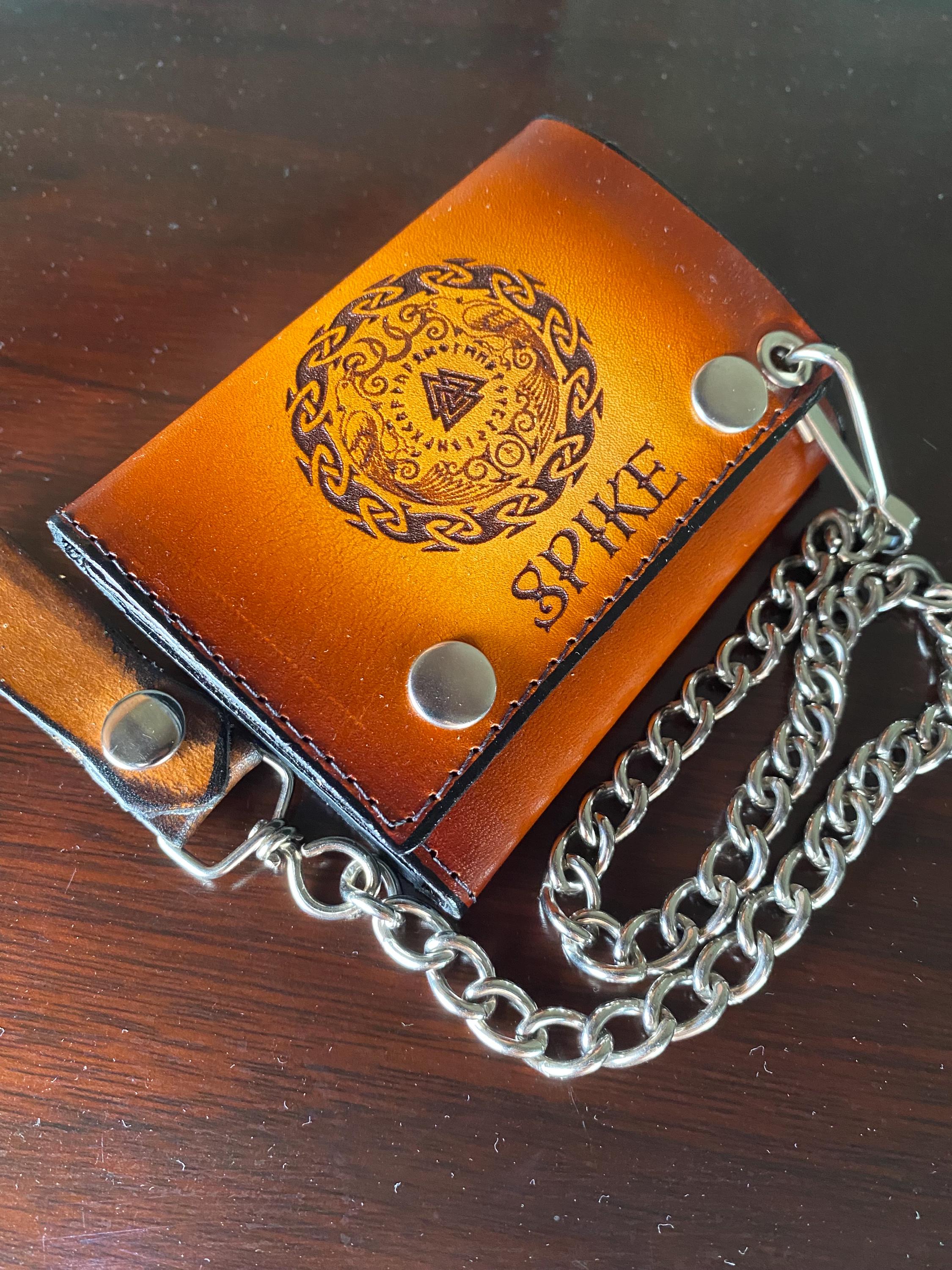 Viking Chain Wallet Etsy