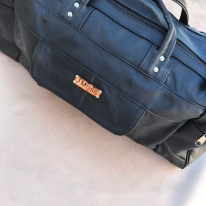 PERSONALIZED Leather Duffle Bag Mens Traveller Bag Carry on - Etsy