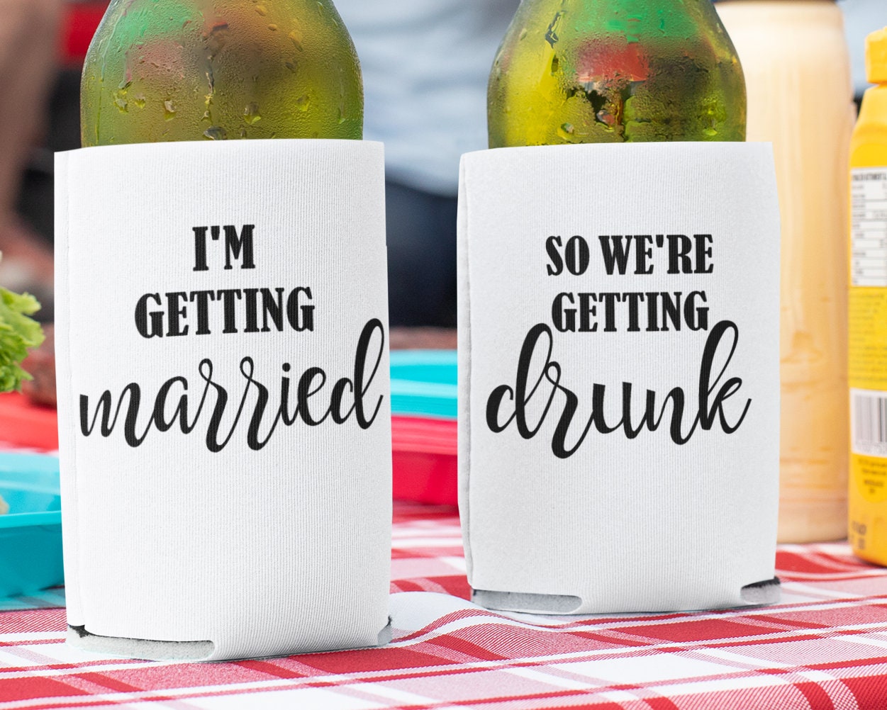 I'm getting married So we're getting drunk Drink | Etsy