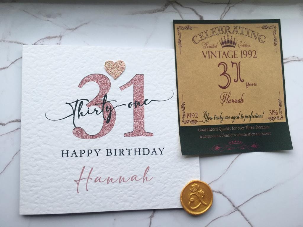 31st Birthday Card Funny Design - MAGJUCHE Greeting Card For Men Or Women Turning 31