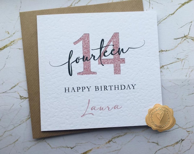 HANDMADE PERSONALISED BIRTHDAY CARD Daughter In Law Granddaughter Sister 354169823137 - Foto 9