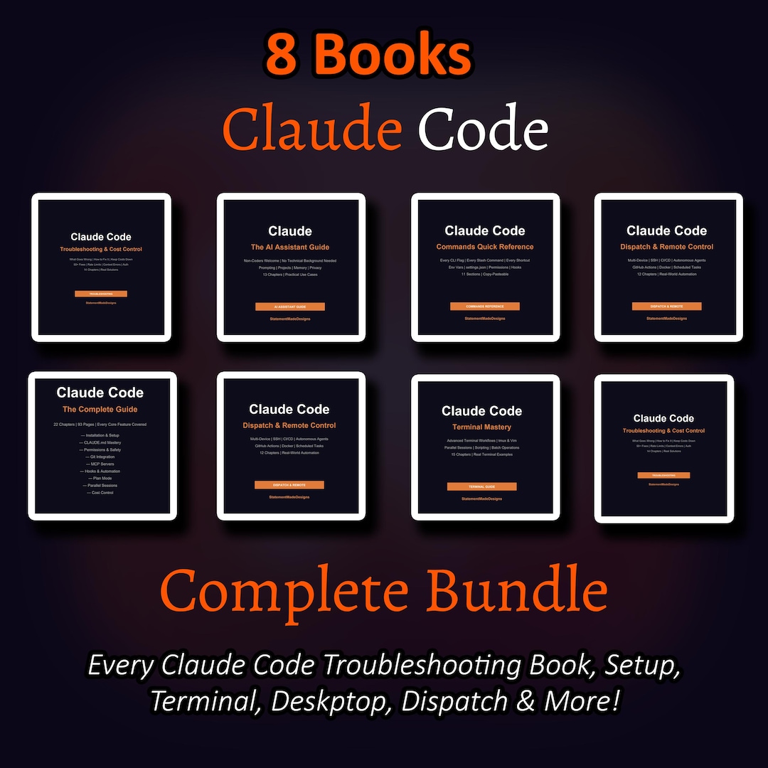 The Code Complete Pdf Claude Code Complete Bundle | 8 Ebook Collection | 500+ Pages | AI ...