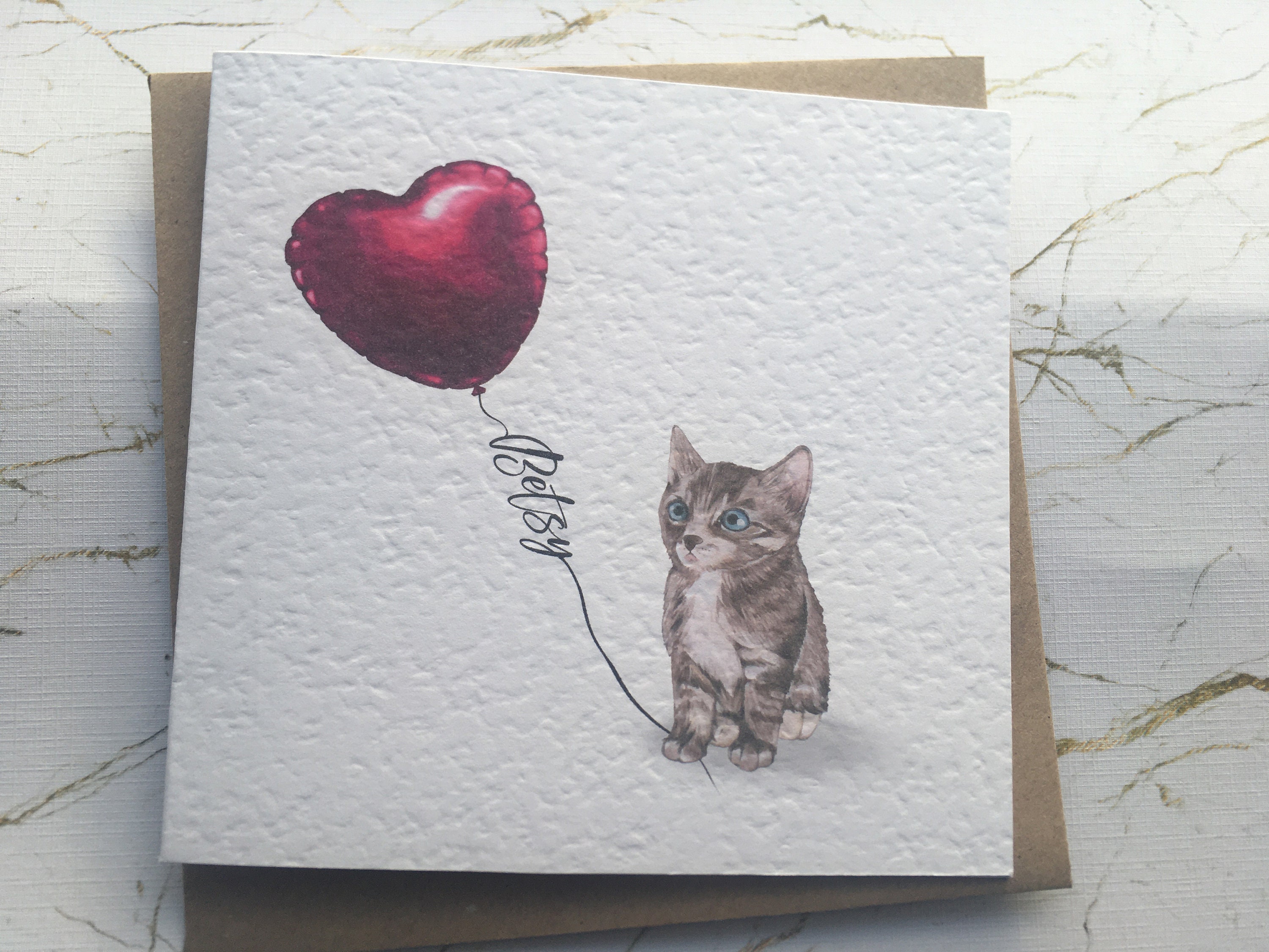 Personalised Tabby Cat Birthday Card | Cat Lover Card | Cat Greetings ...