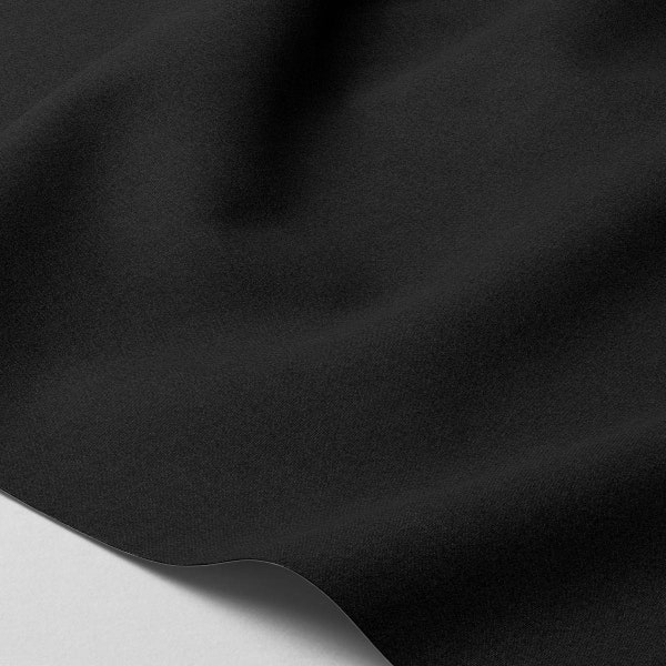 Softshell Black - Waterproof fabric for clothing | Black Softshell Waterproof fabric