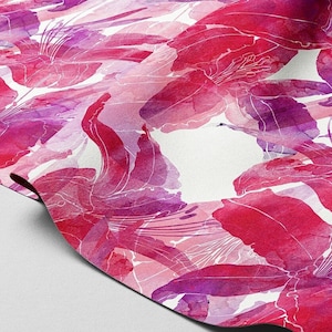 Softshell Magenta Flowers - Waterproof fabric for clothing | Softshell fabric | Softshell Waterproof fabric