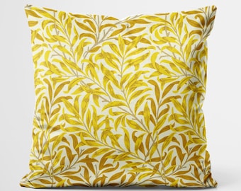 William Morris Willow Bough Yellow | William Morris Cushion Cover | Decorative Throw Pillow cover | Luxury Decorative Pillow | Custom Sizes