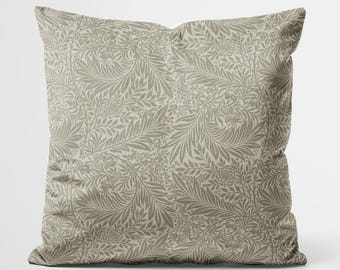William Morris Larkspur Cushion Cover | Inky Grey Decorative Pillow