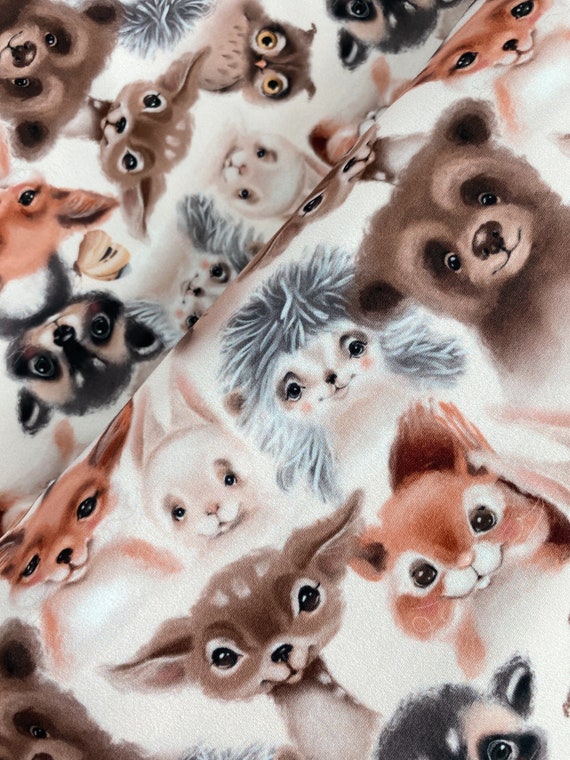 Jersey ECO Kinder Jersey Stoff Peachskin Jersey Eco