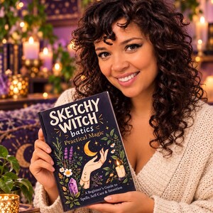 Sketchy Witch Basics | Beginner Witchcraft Book, Crystals, Tarot, Spells & Rituals | Practical Magic Paperback