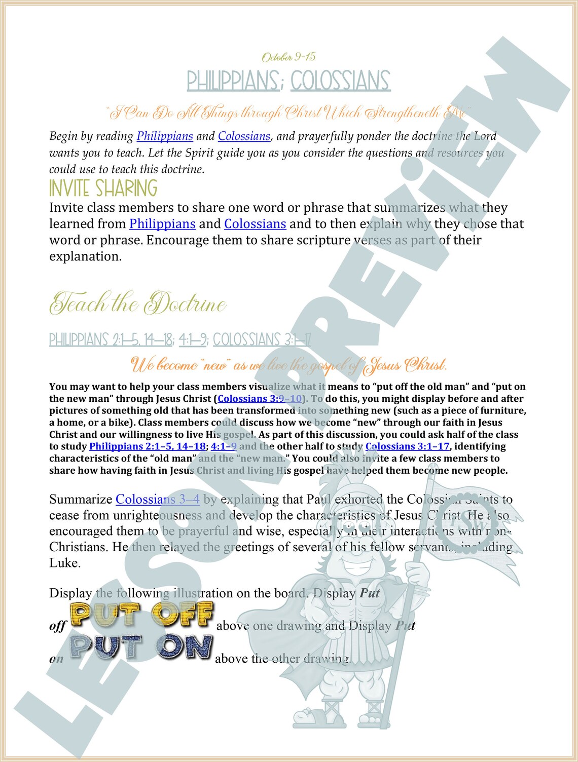 LDS Youth Sunday School Come Follow Me 2023 New Testament October 915