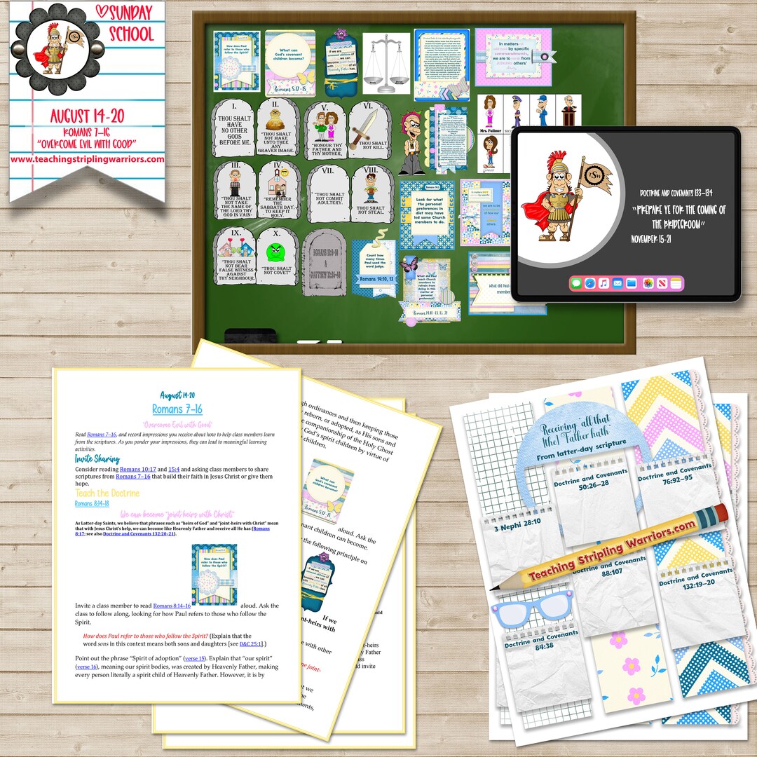 LDS Youth Sunday School Come Follow Me 2023 New Testament Etsy