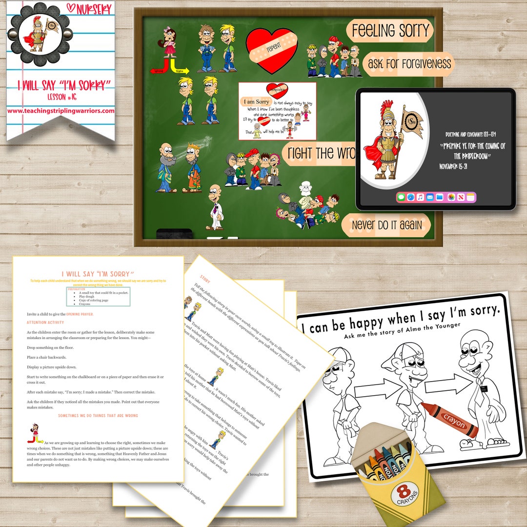 LDS Primary Nursery Manual Behold Your Little Ones Nursery Etsy