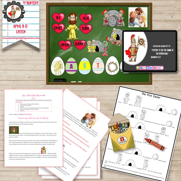 LDS Primary Nursery Manual; Behold Your Little Ones; Nursery: Easter Lesson Jesus Christ Was Resurrected (Easter  Printable Lesson Packet