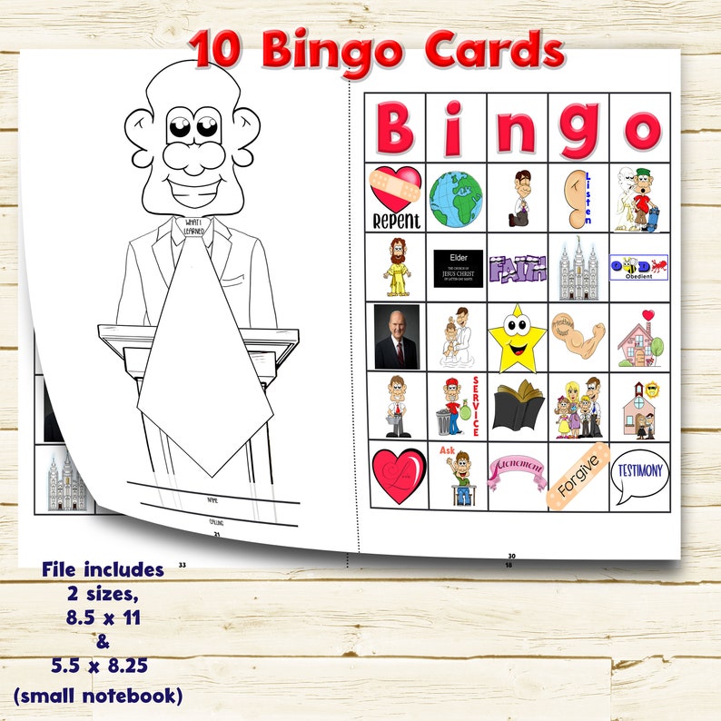 Primary General Conference 2022 Activity Packet Digital Download Etsy