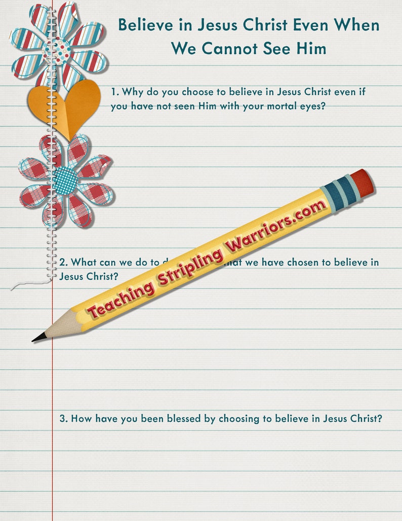 LDS Youth Sunday School Come Follow Me 2023 New Testament Etsy