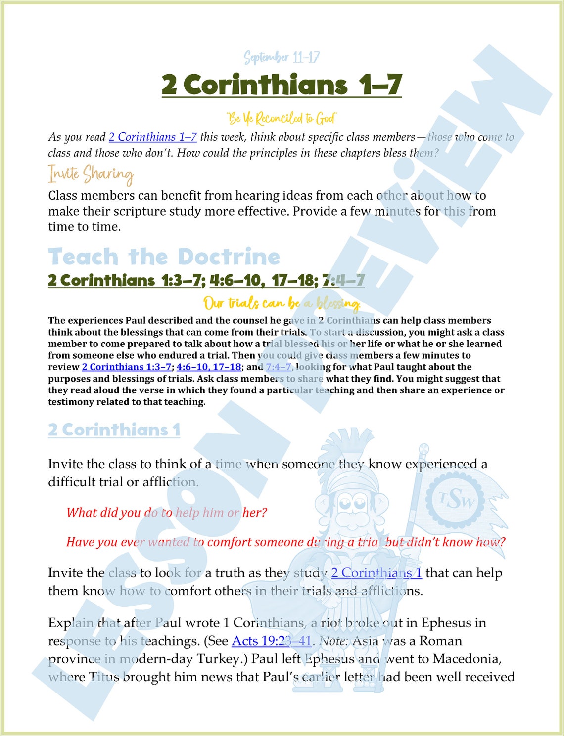 LDS Youth Sunday School Come Follow Me 2023 New Testament Etsy