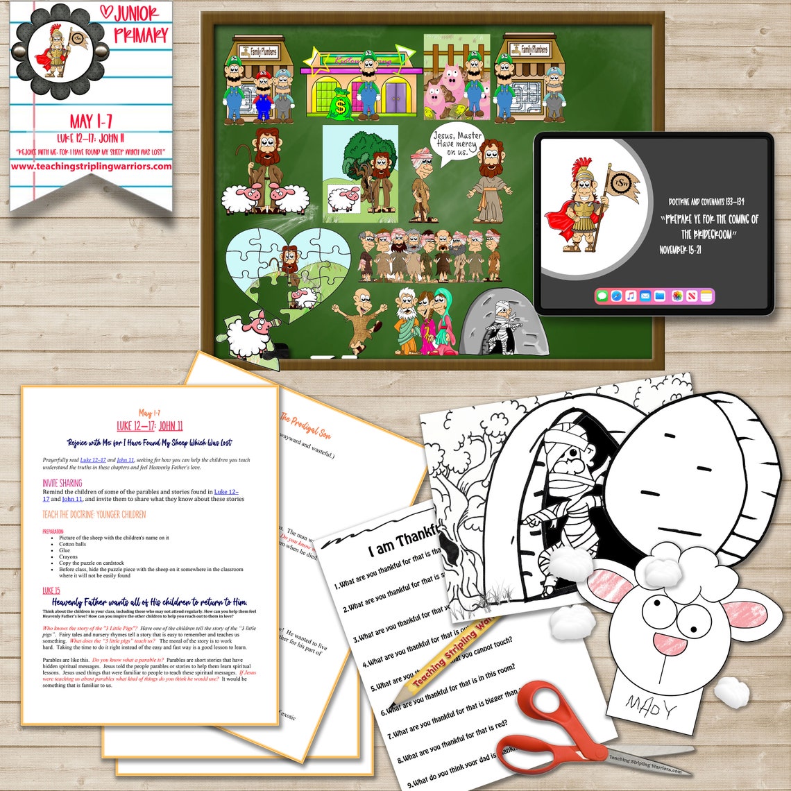 LDS Primary Come Follow Me 2023 New Testament JUNIOR Younger - Etsy