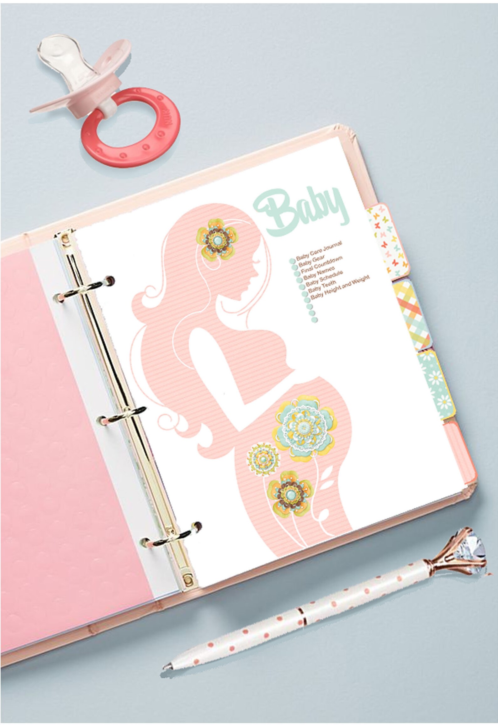 Baby Bullet Journal Digital Download Baby Bujo Planner Etsy