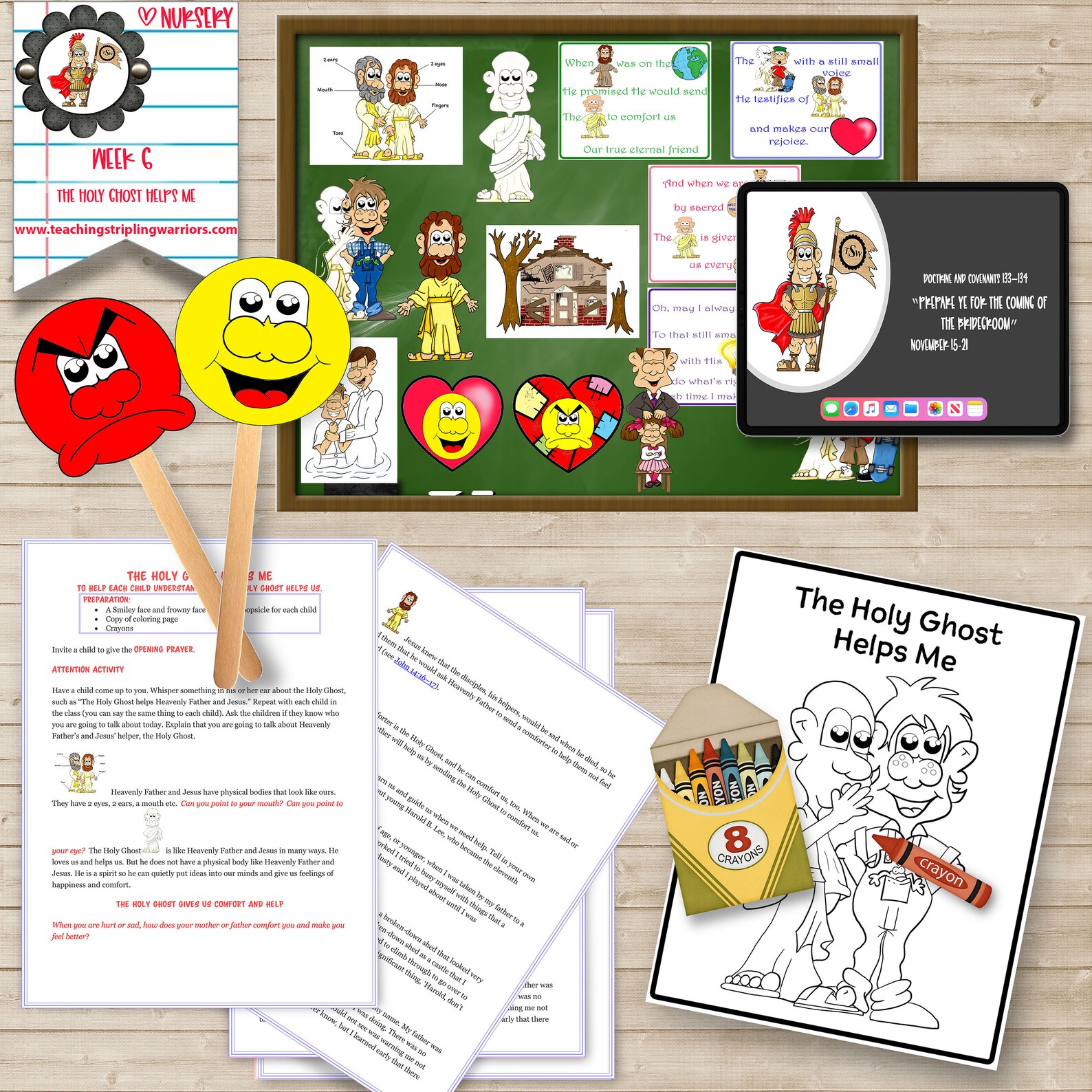 LDS Primary Nursery Manual Behold Your Little Ones Nursery Lesson 6