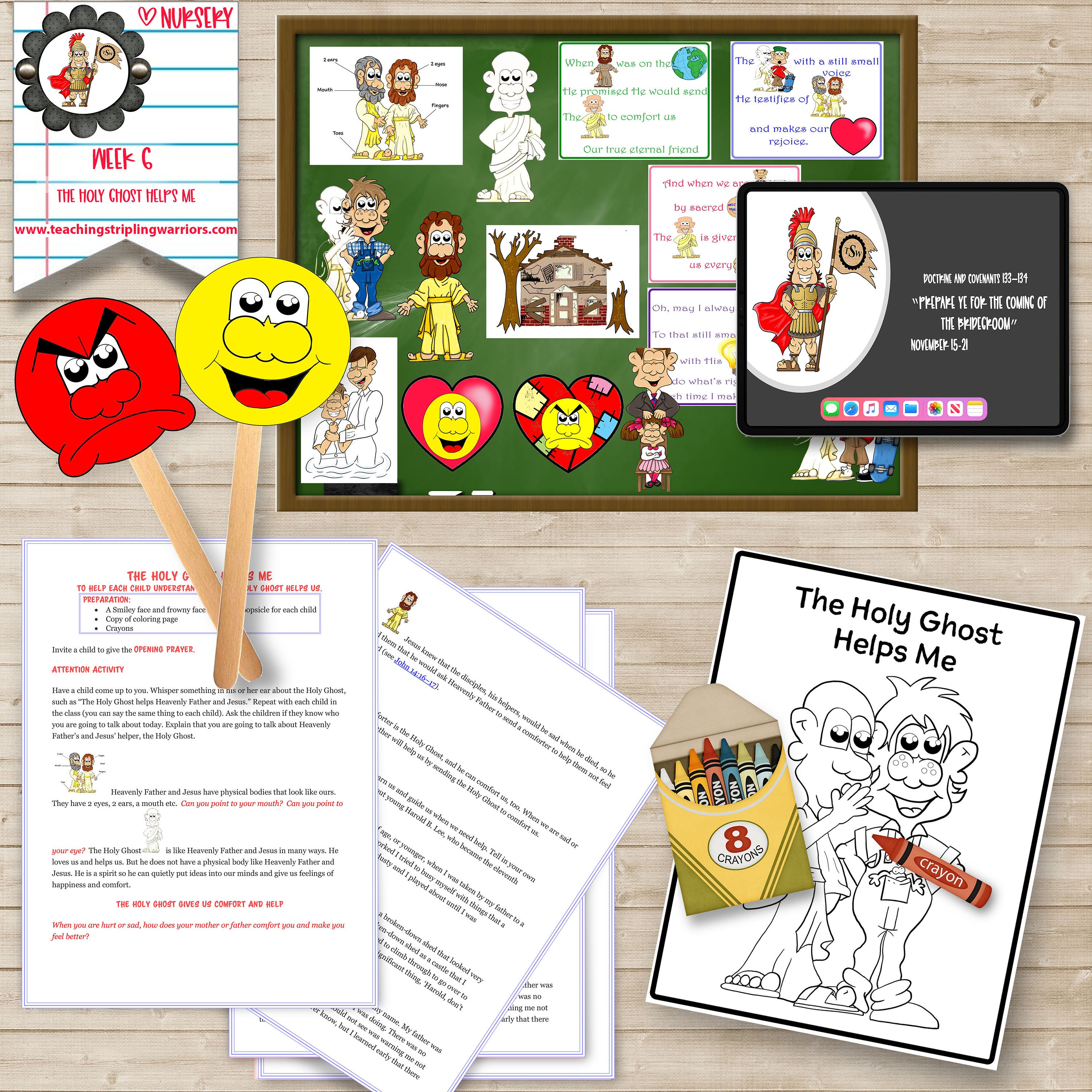 LDS Primary Nursery Manual Behold Your Little Ones Nursery Lesson 6