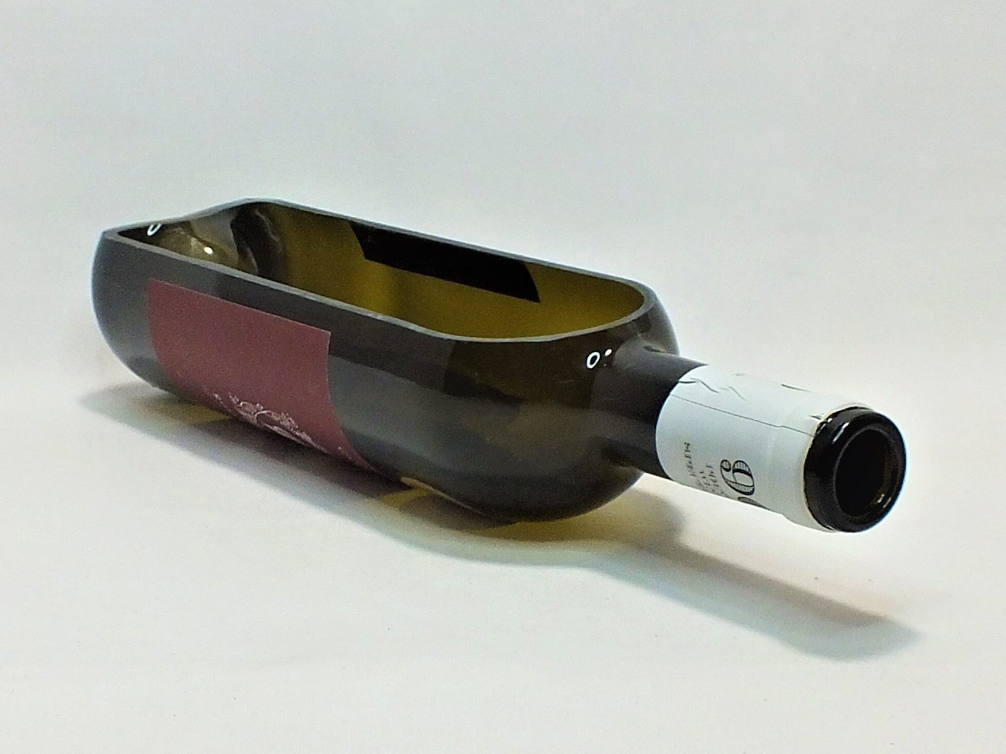 Wine Bottle Cut Lengthwise / Crafts / Serving Dish / Wine Etsy Ireland