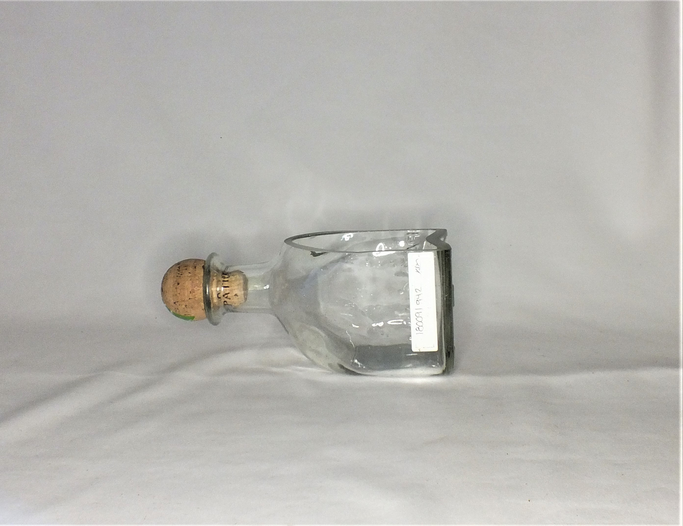 Patron Tequila Silver Liquor Bottle cut lengthwise / serving | Etsy