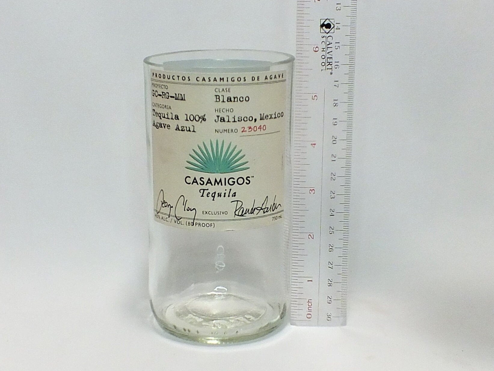 Casamigos Blanco Tequila Rocks Glass 1 Made from Bottle Etsy