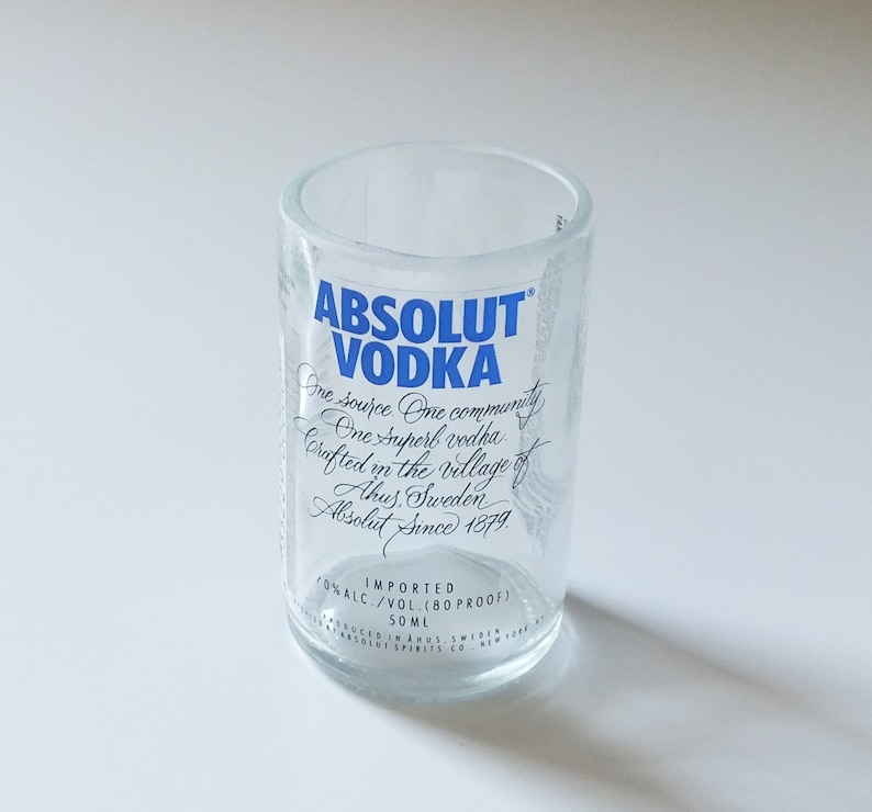 Absolut Vodka Mini Bottle Shot Glass 50ml Bottles Titos Etsy