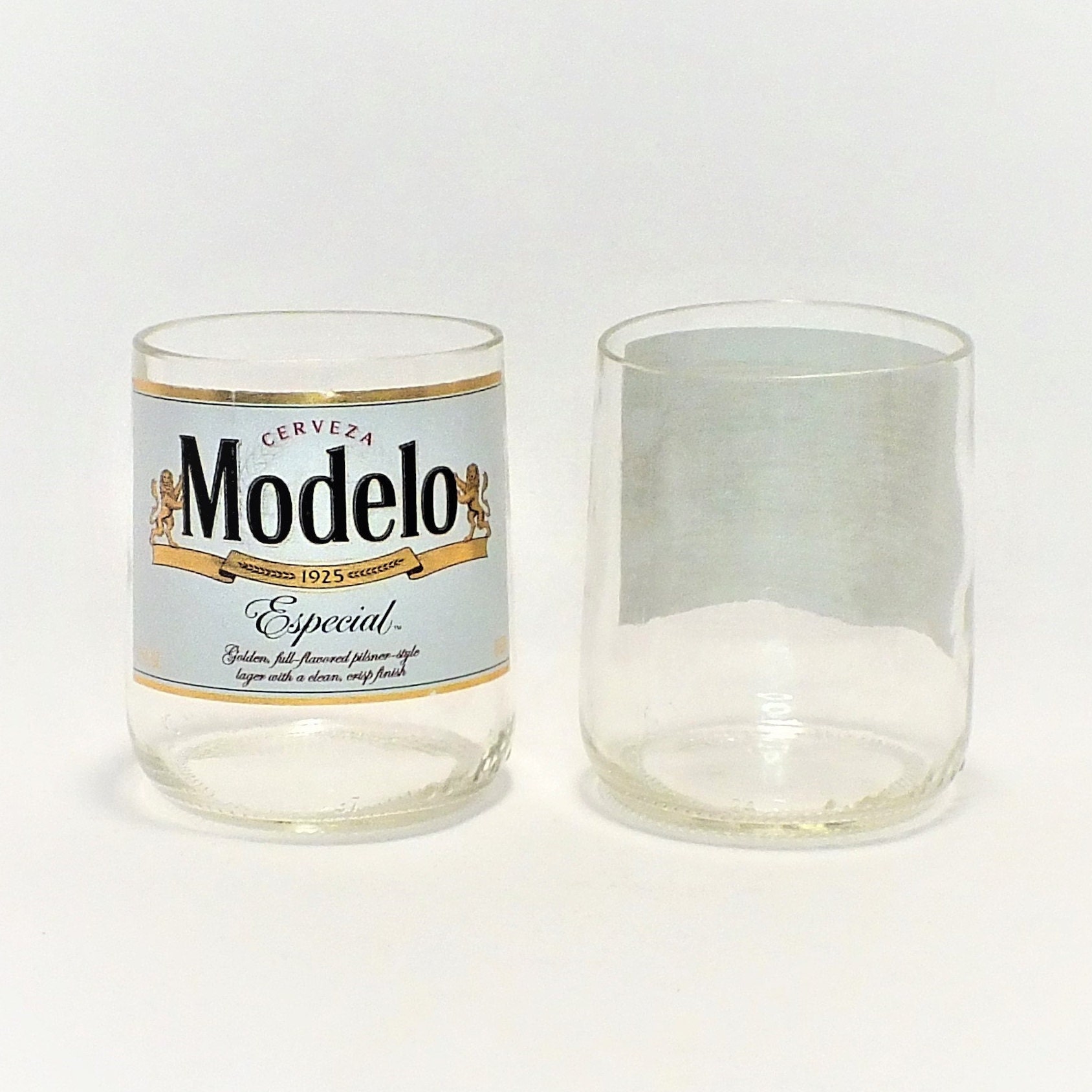 Modelo Bottles Glasses Modelo Especial Cerveza Guy Beer Etsy