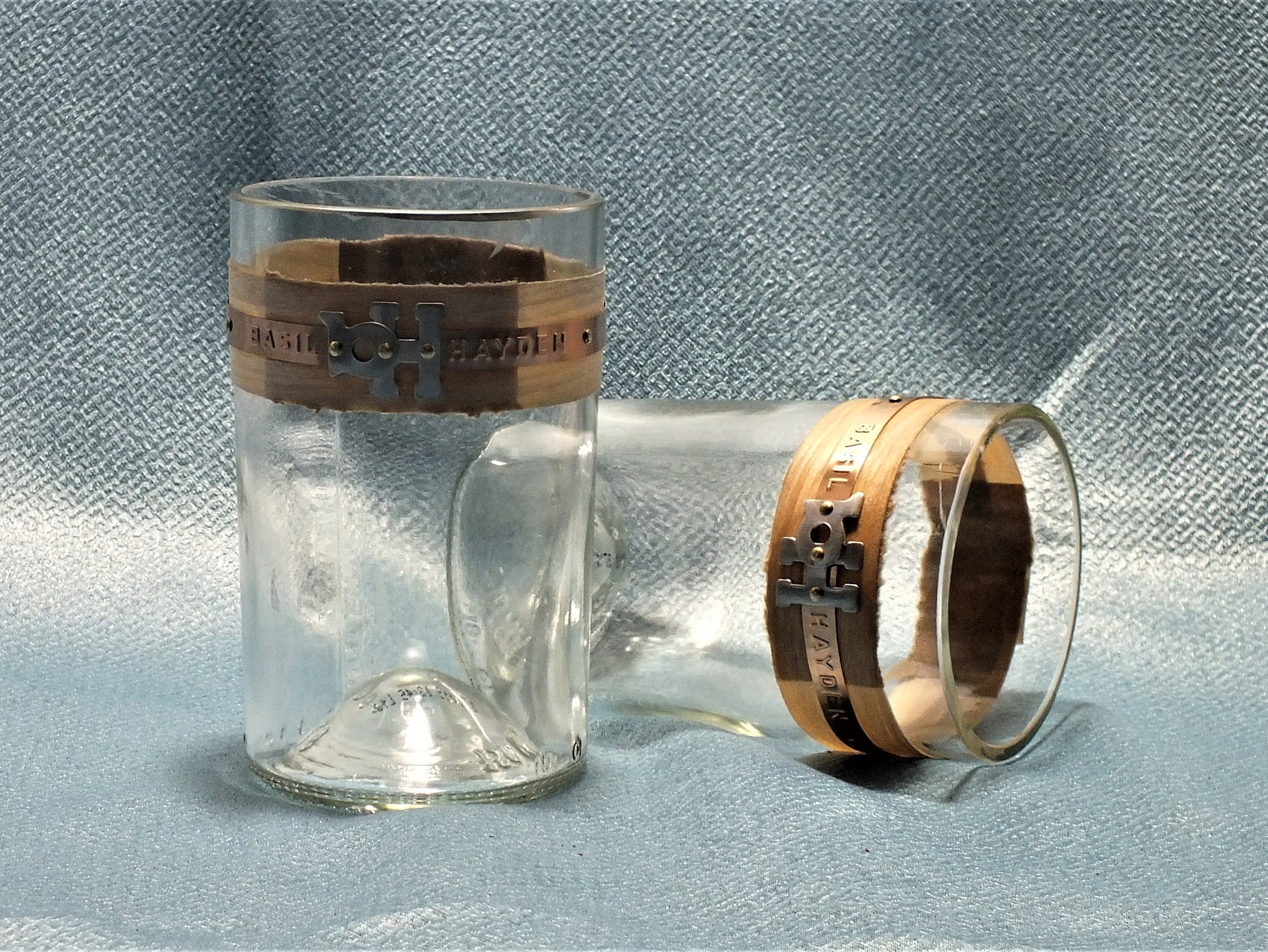 Basil Hayden Whiskey Bourbon Rocks Glass 1 Made from 750ml Etsy