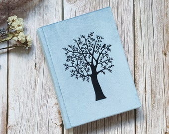 Mindfulness journal, velvet notebook, custom dream journal, writer gifts, college student gift, self care gift for women, handbound journal