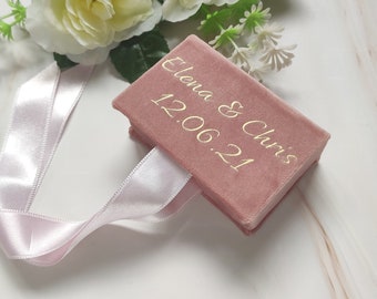 Photographer gift boxes to clients, personalized usb box, flash drive case, velvet usb box, flash drive holder, usb packaging, custom