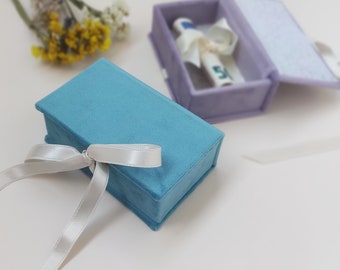 Personalised money gift box, velvet gift box, box for money gift, cash gift box, money gift envelope, gifting money