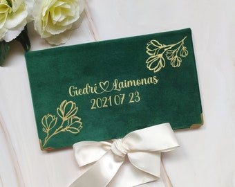 Personalized velvet envelope, wedding money gift envelope, fancy envelopes, money gift holder, wedding cash envelope, custom money envelope