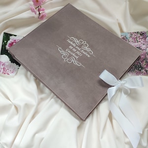 Handbound velvet guest book, polaroid guest book, photo guest book, custom guest book, instax guest book, wedding memory book, photo album