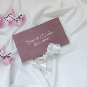 Envelope for money, velvet envelope, wedding money gift envelope, personalized wedding gift, money gift idea, wedding money envelope