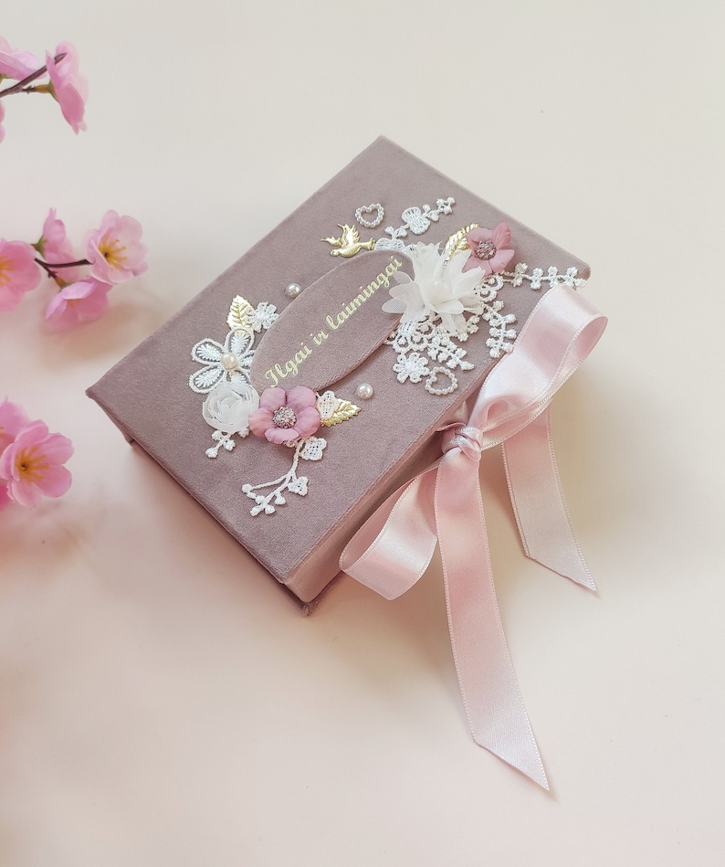 Personalized Gift Box Empty Velvet Gift Box Wedding Gift for Etsy
